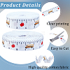 2 Rolls 2 Styles Back to School Season Polyester Ribbons OCOR-GF0005-94-6