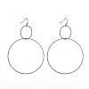 Vacuum Plating 304 Stainless Steel Dangle Earrings EJEW-L237-02M-1