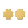 Ion Plating(IP) 304 Stainless Steel Stud Earrings EJEW-G400-41G-1