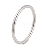 Non-Tarnish 304 Stainless Steel Grooved Ring Bangles for Women Men BJEW-Z064-03P-1
