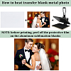 Aluminum Heat Transfer Printing Blanks DIY-CP0013-09A-6
