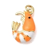 Brass Enamel Pendants KK-H092-07G-02-1