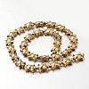 Electroplate Non-magnetic Synthetic Hematite Bead Strands G-F300-52A-03-2