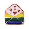 Pride Rainbow Theme Enamel Pins JEWB-G031-01L-1