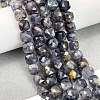 Natural Iolite Beads Strands G-C127-C01-01-2