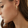 5Pairs Brass Hoop Earring Findings KK-ME0002-51-4