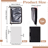 6-Sheet Non-woven Fabrics & Felt Brooch Storage Loose-leaf Binder Notebook Albums AJEW-WH0248-930B-2