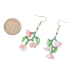 304 Stainless Steel Dangle Earrings EJEW-MZ00587-6