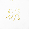 316 Stainless Steel Hypoallergenic French Earring Hooks JX137B-G-1