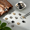 48Pcs 4 Colors Alloy Cord Locks FIND-PH0062-18-4