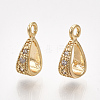 Brass Cubic Zirconia Tube Bails LS-KK-S350-380G-1