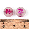 Luminous Frosted Acrylic Beads FACR-T008-02N-4