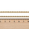 304 Stainless Steel Rope Chain Necklaces NJEW-F226-03G-04-2