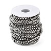 Tarnish Resistant Men's Jewelry Making 304 Stainless Steel Box Chains CHS-A003F-5.5mm-5