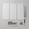 Assembled Rectangle Acrylic Action Figures Display Boxes ODIS-WH0058-34-2