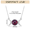 Triple Moon Goddess Cubic Zirconia Pendant Necklace JN1091A-2