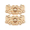 Alloy Snap Lock Clasps FIND-WH0108-19KCG-1