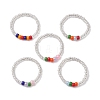 5Pcs Glass Seed Beads Stretch Rings for Women RJEW-JR00734-1