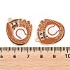 Sport Alloy Enamel Pendants ENAM-C035-01A-3