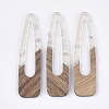 Resin & Walnut Wood Big Pendants RESI-S358-99I-1