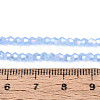 Imitation Jade Electroplate Glass Beads Strands EGLA-A039-J2mm-B08-4