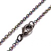 Expanding Alloy Photo Locket Necklace for Women or Men NJEW-A019-01MC-7