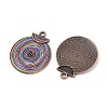 Tibetan Style Alloy Pendants AL-CBA606A-09-2