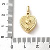Brass Rhinestone Pendants KK-P320-05G-04-4