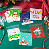 200Pcs 10 Style Christmas Theme Plastic Bakeware Bag OPP-TA0001-05-5