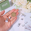 Brass with White Shell Cufflinks FIND-GL0002-07-3