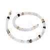 Natural Dendritic Agate Beads Strands G-D0005-18-6mm-2