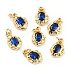 Brass Micro Pave Cubic Zirconia Pendant ZIRC-P089-19-2