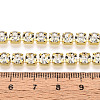 Brass Rhinestone Strass Chains CHC-T001-SS24-01G-2