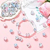 20Pcs 4 Styles Opaque Acrylic Beads OACR-YW0004-37-4