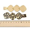 Leopard Print Alloy Dangle Stud Earrings LS-EJEW-K304-01B-G-6