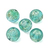 Handmade Gold Sand Lampwork Beads LS-LAMP-WH0001-10H-2