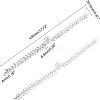 1Pc Shiny Flower Crystal Rhinestone Collar Trim DIY-FG0003-38-2