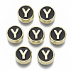 Alloy Enamel Beads LS-X-ENAM-S122-028Y-NR-1