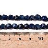 Dyed Natural Lapis Lazuli Beads Strands G-T138-218-5