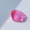 Heart Resin Finger Rings for Women WGCE13C-06-1