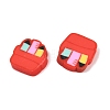 Back to School Handmade Polymer Clay Cabochons CLAY-A007-16A-2