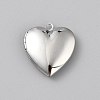 316 Surgical Stainless Steel Locket Pendants STAS-WH0044-75P-1