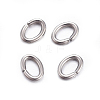 Tarnish Resistant 304 Stainless Steel Open Jump Rings STAS-F221-40P-M-2
