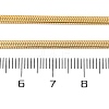 PVD Vacuum Plating 304 Stainless Steel Herringbone Chain Necklaces X-NJEW-F227-02G-04-3