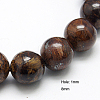 Natural Bronzite Beads Strands G-G212-8mm-42-1
