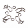 Tibetan Silver Hook and Eye Clasps LF1277Y-4