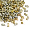 Picasso Glass Seed Beads SEED-Q038-02H-1