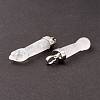 Natural Quartz Crystal Pendants G-K322-01B-3
