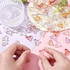 100Pcs Transparent Glass Beads GLAA-CJ0002-39-4