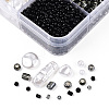 DIY 10 Style ABS & Acrylic Beads Jewelry Making Finding Kit DIY-N0012-05B-2
